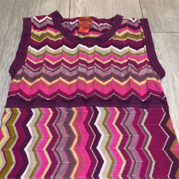 Missoni Zig Zag Chevron Dress Girls Large - Picture 2 of 8